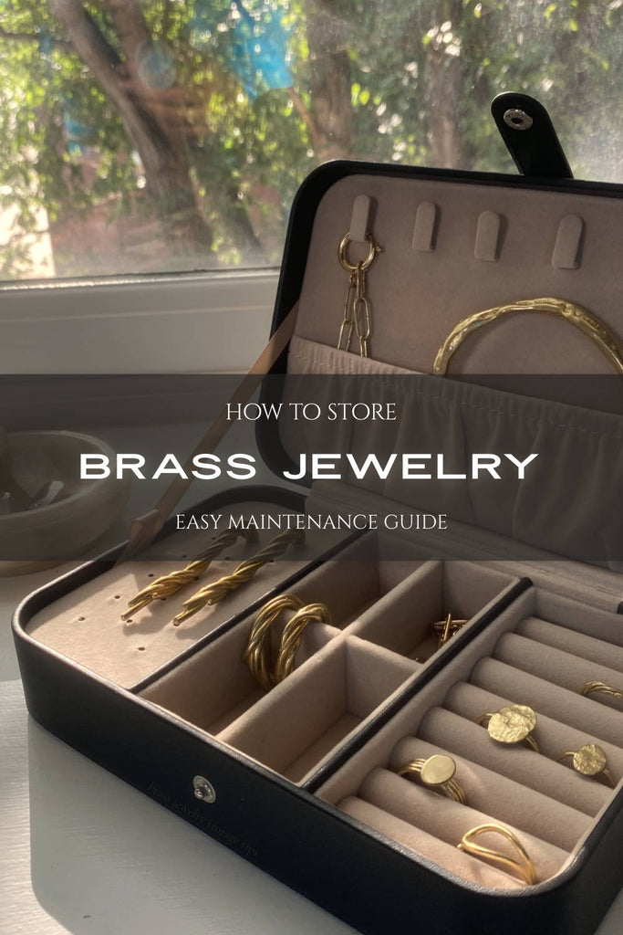 Brass Jewelry Storage - Mahnal Contemporary Brass Heirloom Jewelry