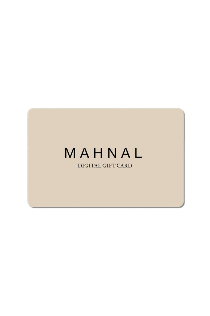 Digital Gift Card - Mahnal - Gift Card - Contemporary brass heirloom jewelry
