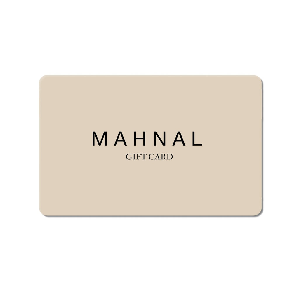 Physical Gift Card - Mahnal - Physical Gift Card - Contemporary brass heirloom jewelry