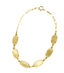 Maraya Necklace - Mahnal - necklace - Contemporary brass heirloom jewelry