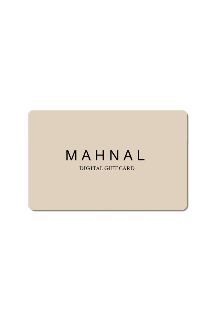 Secret Gift Card - Mahnal - Gift Card - Contemporary brass heirloom jewelry